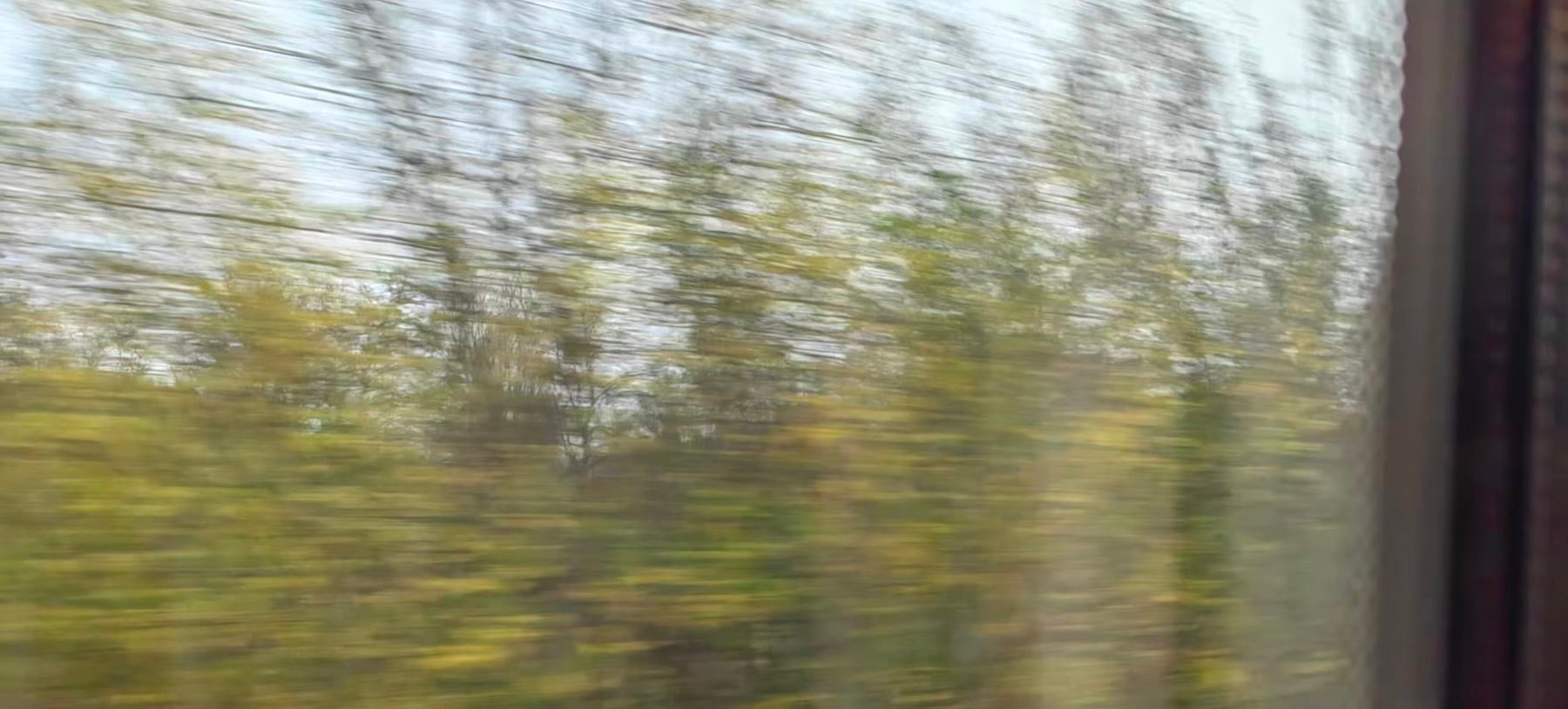Through train window...!